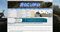 Desktop Screenshot of jeuxlinux.fr